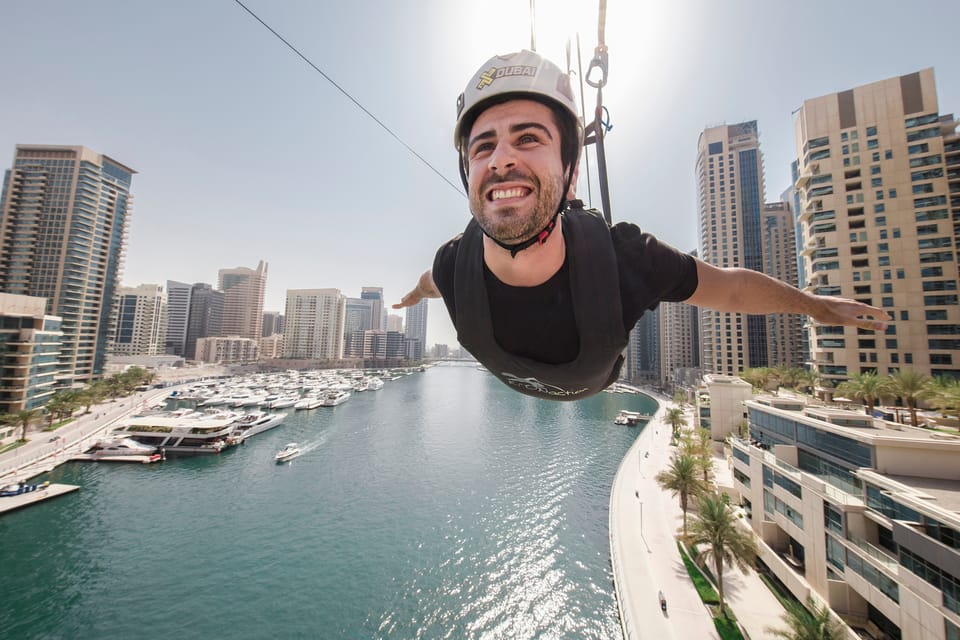 Dubai: Marina boyunca Zip Line