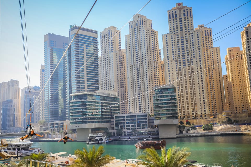 Dubai: Marina boyunca Zip Line