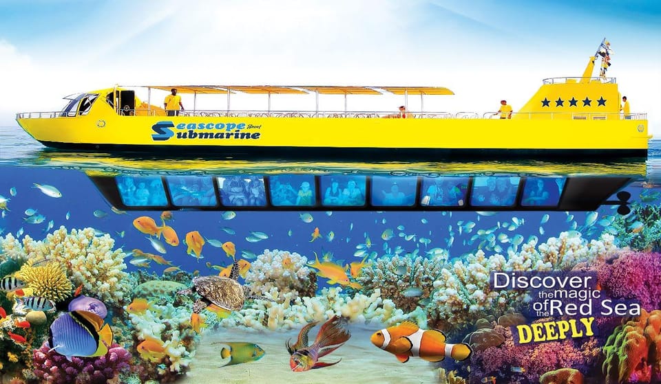 Şarm El-Şeyh: Seascope Denizaltı tekne turu, karşılama ile