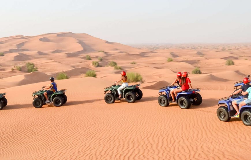 Dubai: Bike the Red Dunes, Camel Rides, Sandboarding and BBQ